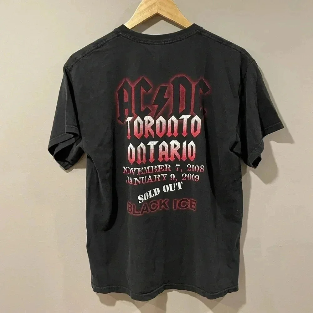 AC DC  Toronto Black Ice Concert T-Shirt